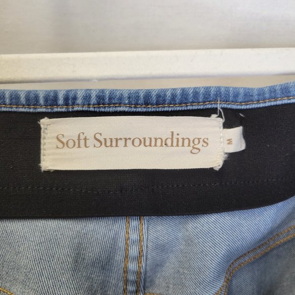Soft Surroundings Women's Medium Jeans Pull On - Picture 5 of 6